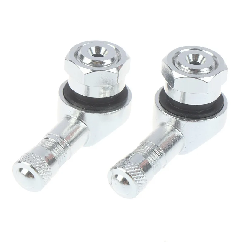 

2Pcs 90 Degree Motorcycle Wheel Rim Tyre Tire Valve Stem Extension Aluminium Wheel Tire Tubeless Valve Stems For Rim Wheel Part