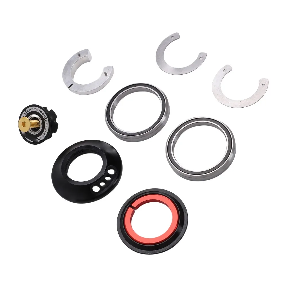 Aluminum Alloy Hidden Bike Headset Full IS52 Frame Chrome Molybdenum Steel Bearing Bike Headset Internal Routing