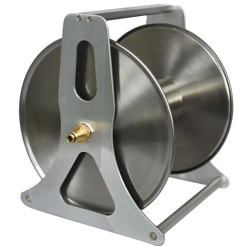 

Stainless steel water pipe storage rack watering garden household high pressure gardening garden pipe reel