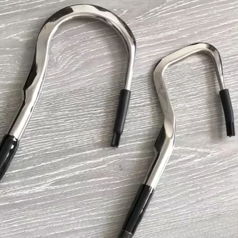 Max Drag 200kgs OEM Carbon Handle 316 Stainless Steel Factory Hook Gaff 1.6m 1.8m 2.1m Big Fish Fishing Tools & Accessories