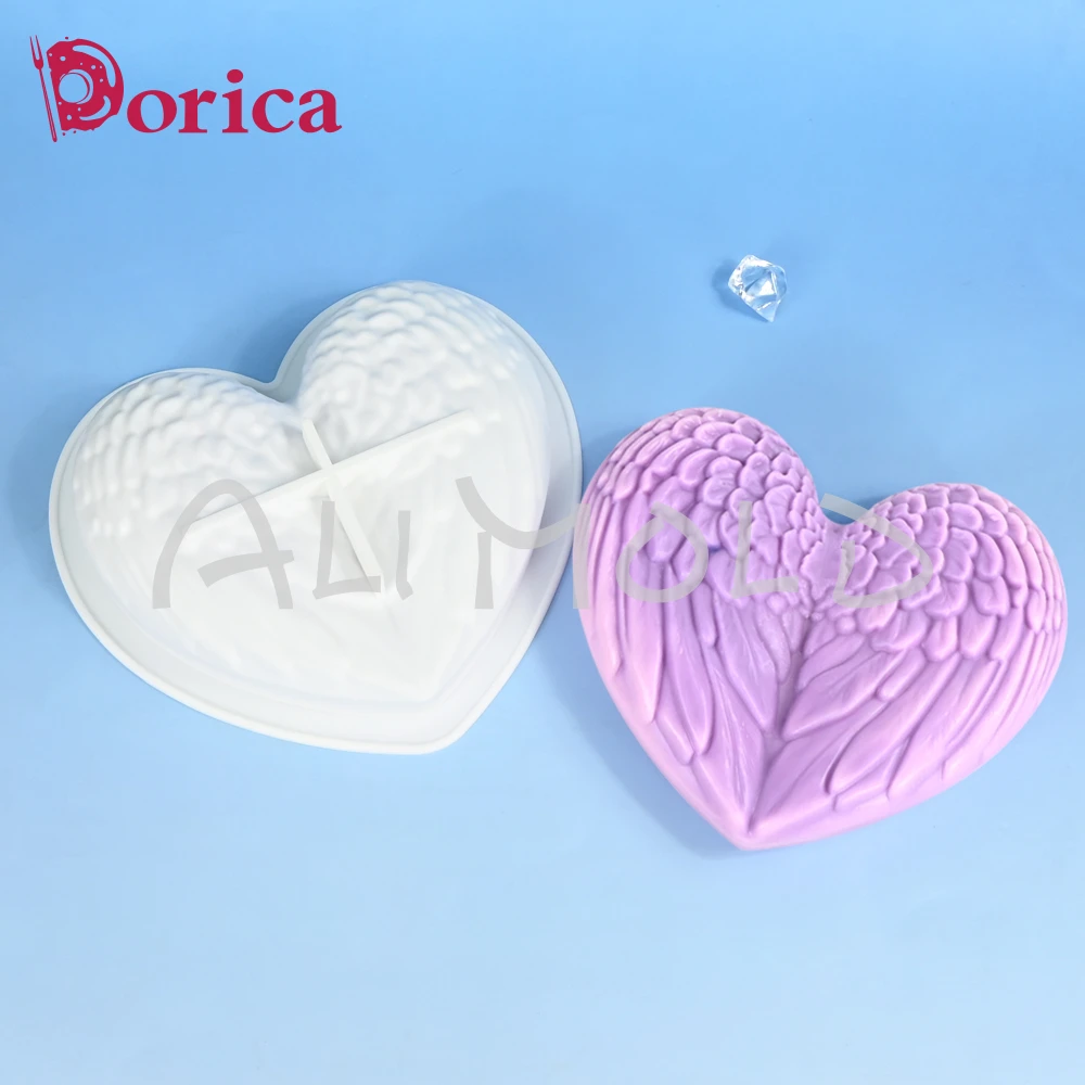 Dorica 3D Wings Heart Silicone – Candle Supplies Eu recenzja i cena