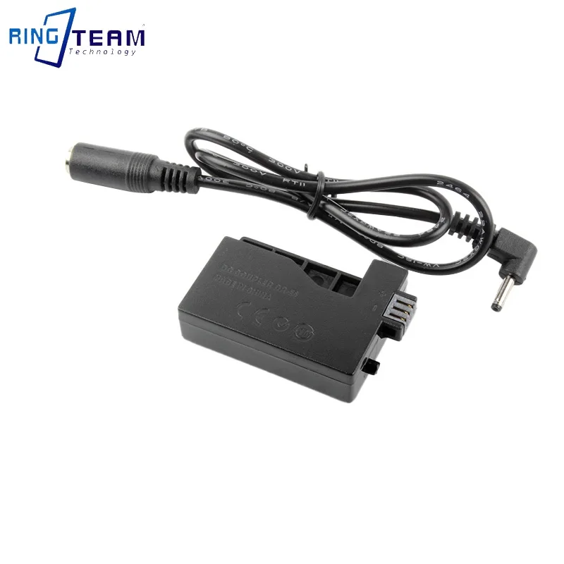 DR-E5 DRE5 DC Coupler+DC 5.5*2.1mm 5521 Female LP-E5 Dummy Battery For Canon Cameras Kiss F X2 X3 T1i EOS XSi XS 450D 500D 1000D
