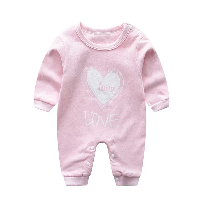 0-24m Baby Costume Newborn Jumpsuit Printed cartoon Baby Girl Onesie Long Sleeve Round Collar Spring/autumn Clothes Romper