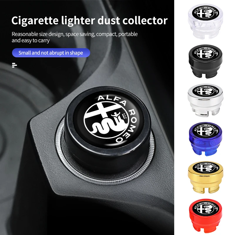 2026 pegatina caliente cubierta de enchufe de coche tapa de encendedor de cigarrillos funda protectora a prueba de polvo para Alfa Romeo Giulietta GT 159 147 156 Mito Bre