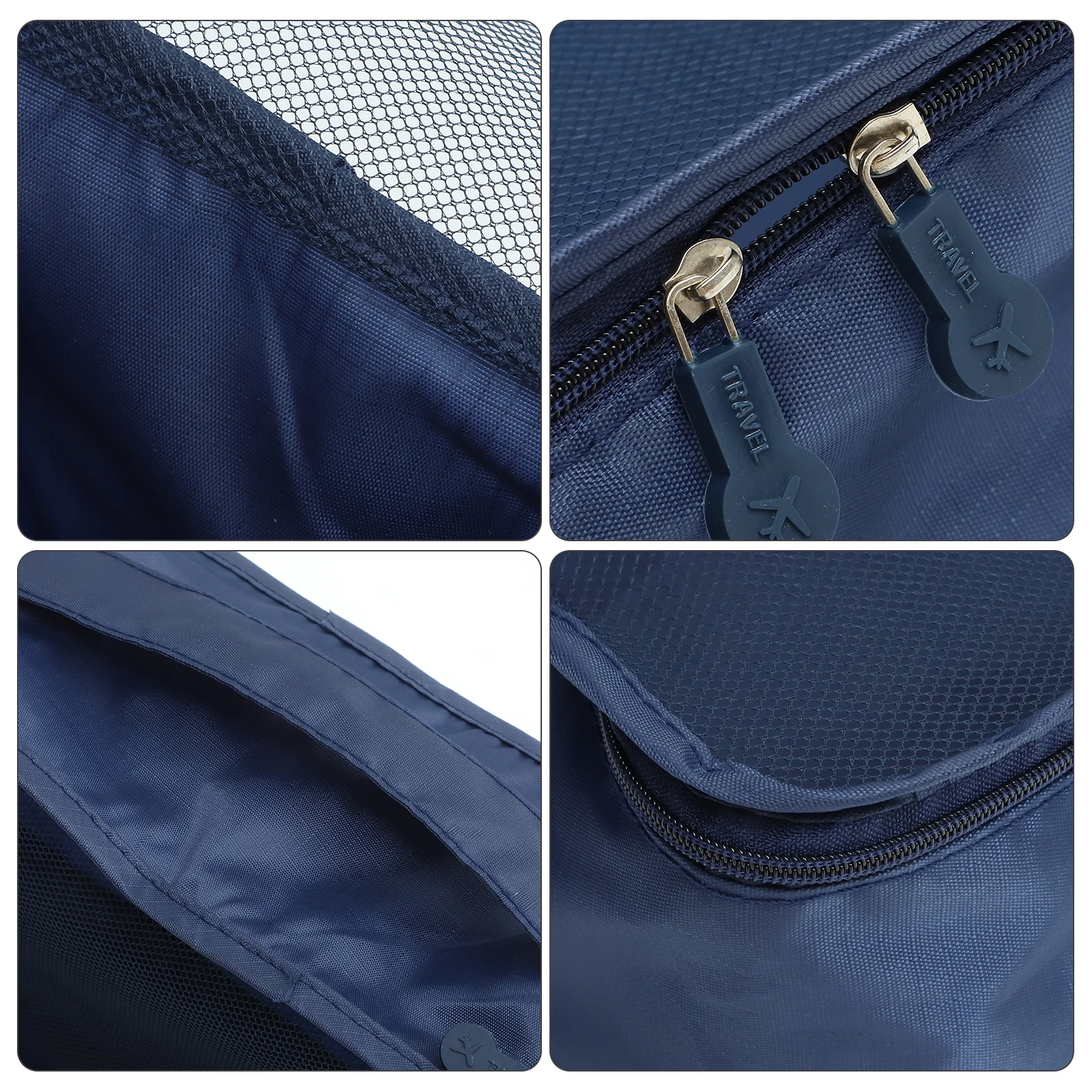 

6pcs Storage Boxes Clothes ganizer Bags Window Large Capacity Luggage Wardrobe Home Use Foldable Zipper Clothes Bag Travel