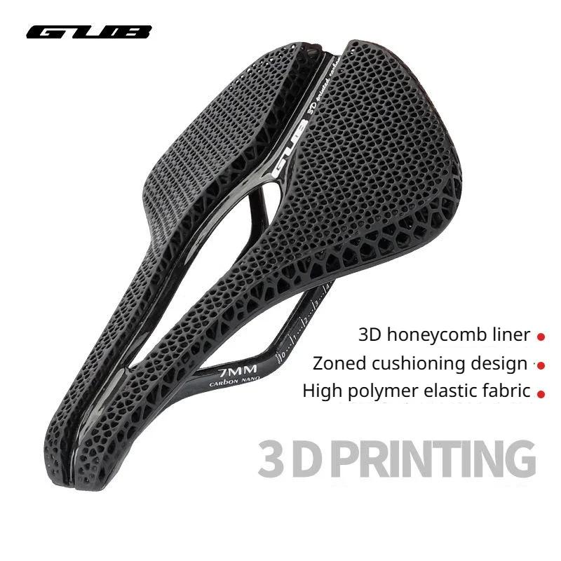 

GUB Bicycle 3D Printed Saddle High Rebound Road Bike MTB Seat Shock Absorption Bicycle Saddle Seat Cushion Cycling Accessories