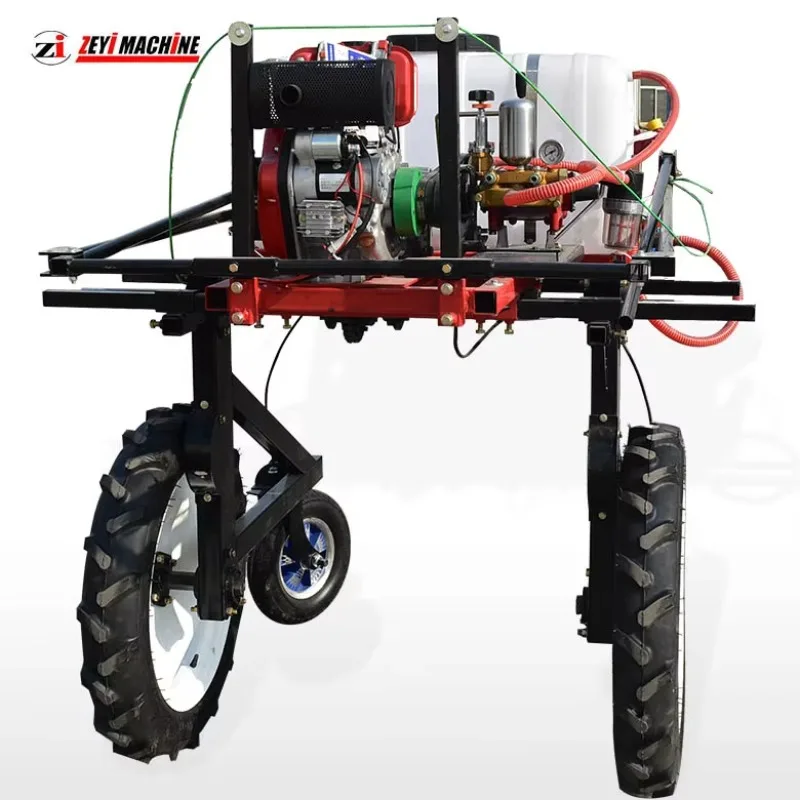 Self-Propelled Four-Wheel Integrated Corn Orchard Machine Hand-Pushed Walking Wheat Hand-Guided Sprayer With Core Pump Component