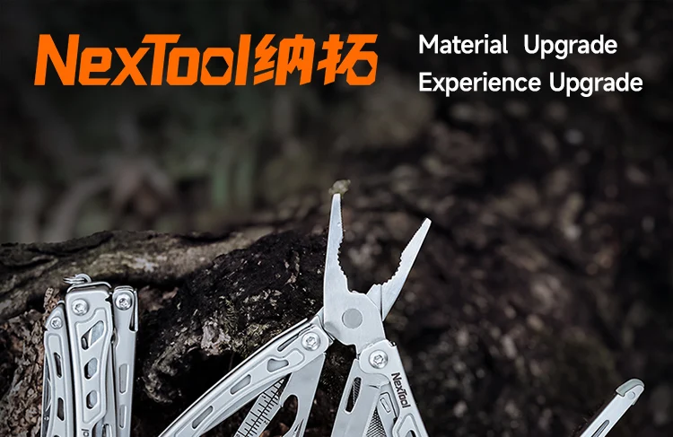 NexTool Mini Flagship F12 Multitool-Zange 13-in-1, faltbares Schlüsselanhänger-Multitool mit gezahnter Schere, EDC Outdoor-Camping-Werkzeug – Detail 3