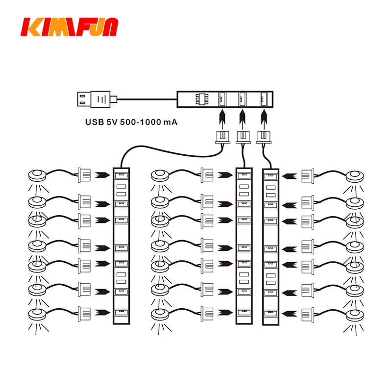 12pcs USB LED 3-Way Running Water Lamp Street Building Blocks Car DIY Scene Model Runway Atmosphere Light 1X1 MOC Brick Toy