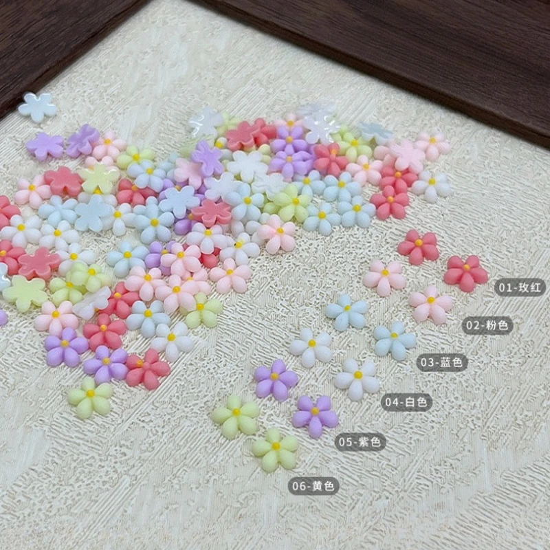 Resina cinco pétalas flor frangipani bowknot estrela rebite liga de metal garfo grânulo punk acessórios da arte do prego decorações ferramentas manicure