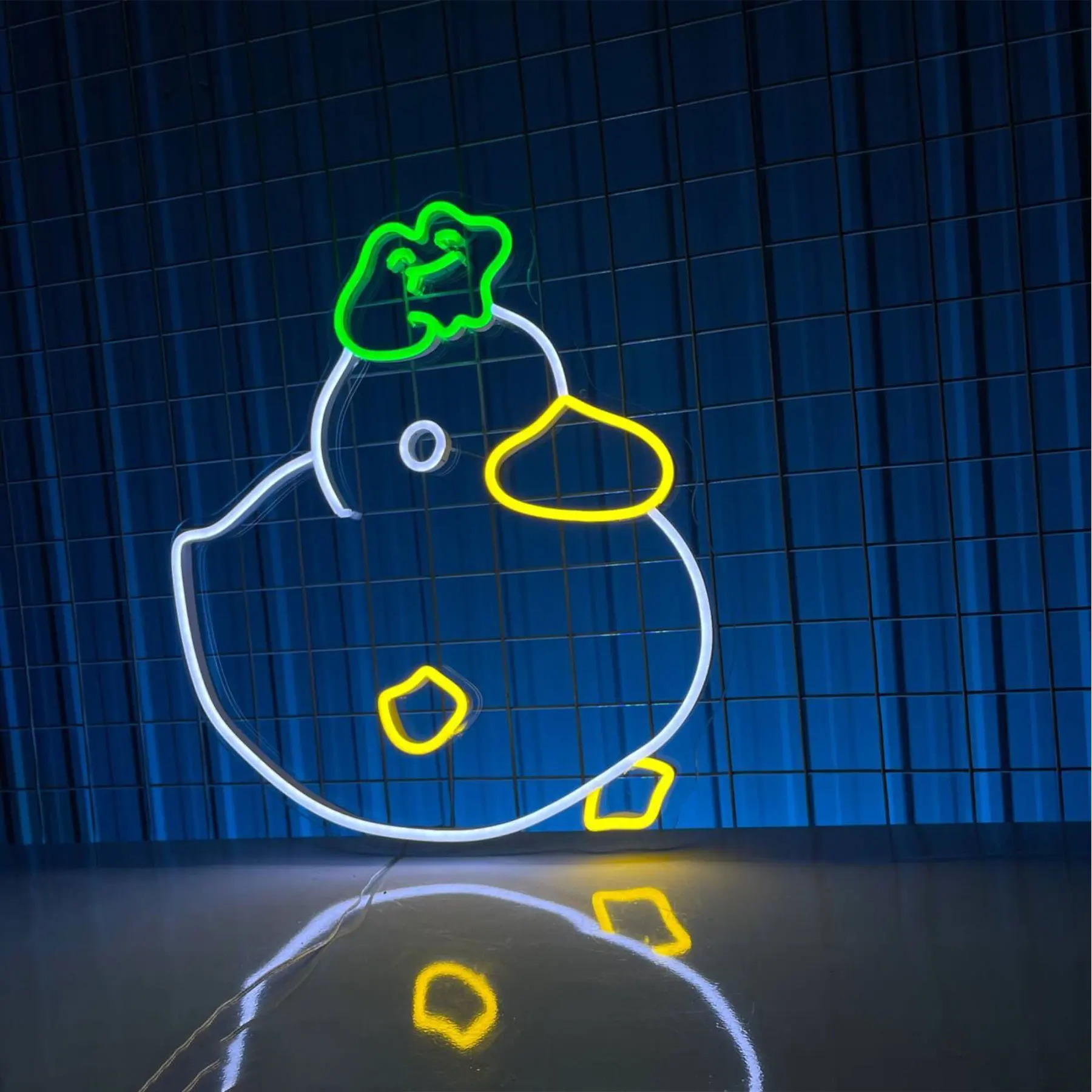 

Cute Frog On Duck Neon Sign Custom Animal Sign Birthday Gifts For Kids Duck Farm Wall Art Kids Room Nursery Decor