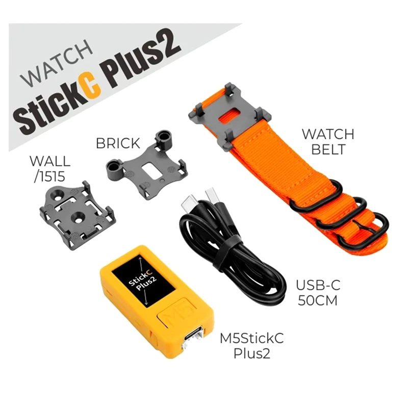 M5 Stickc PLUS2 ESP32 Smart Watch Kit Enhanced Iot Device With Extensive Accessories For Developers And Hobbyists