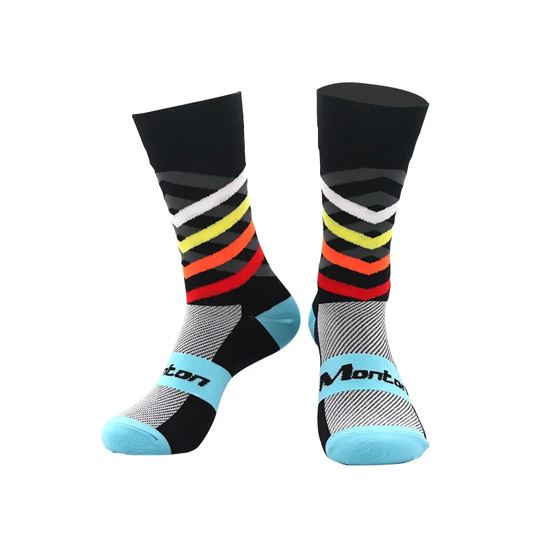 Calcetines de compresión de alta calidad para hombre y mujer, medias de fútbol, baloncesto, fútbol, tenis, deporte, 4 pares