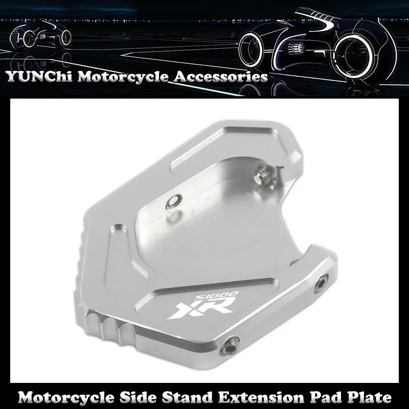 

Motorcycle CNC Kickstand Foot Side Stand Extension Pad Plate Bracket For BMW S1000XR S1000 XR 2020 2021 2022