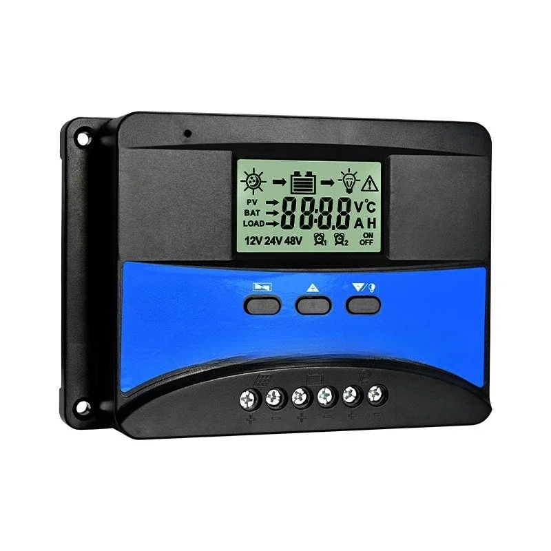 Solar Charge Controller 10A-60A Photovoltaic Controller, Automatic Identification 12V-48V