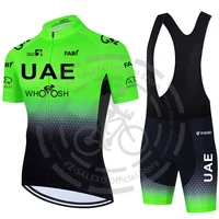 Uae-Conjunto De Ropa De Ciclismo De manga corta para hombre, uniforme deportivo para bicicleta De montaña, Maillot De verano