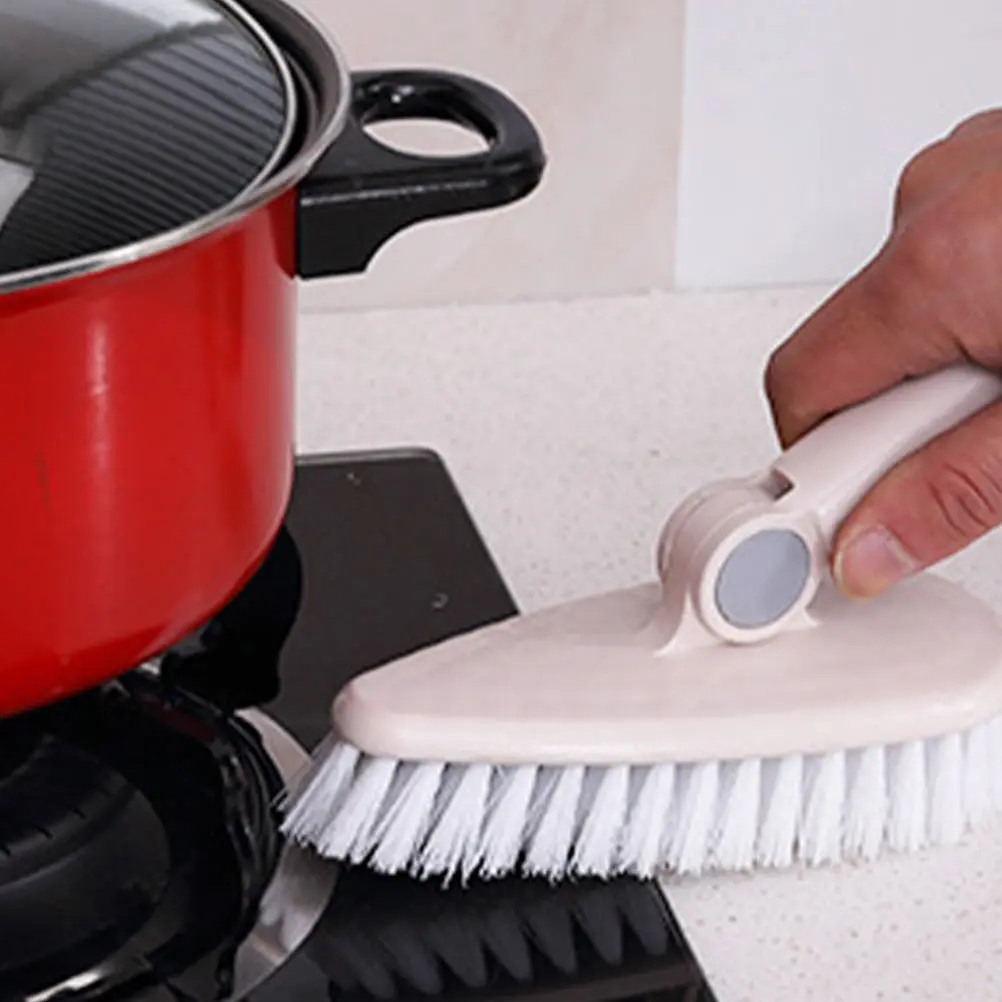 

Heavy Duty Floor Cleaning Brush Long Handle Rotatable Design for Bathroom Tile Shower Floor Home Cleaning Accessory