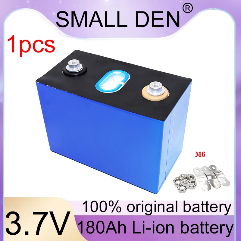 

3.7V 180Ah lithium battery, new A-class large capacity DIY 12V 24V electric vehicle, RV, yacht, solar energy, car energy storage