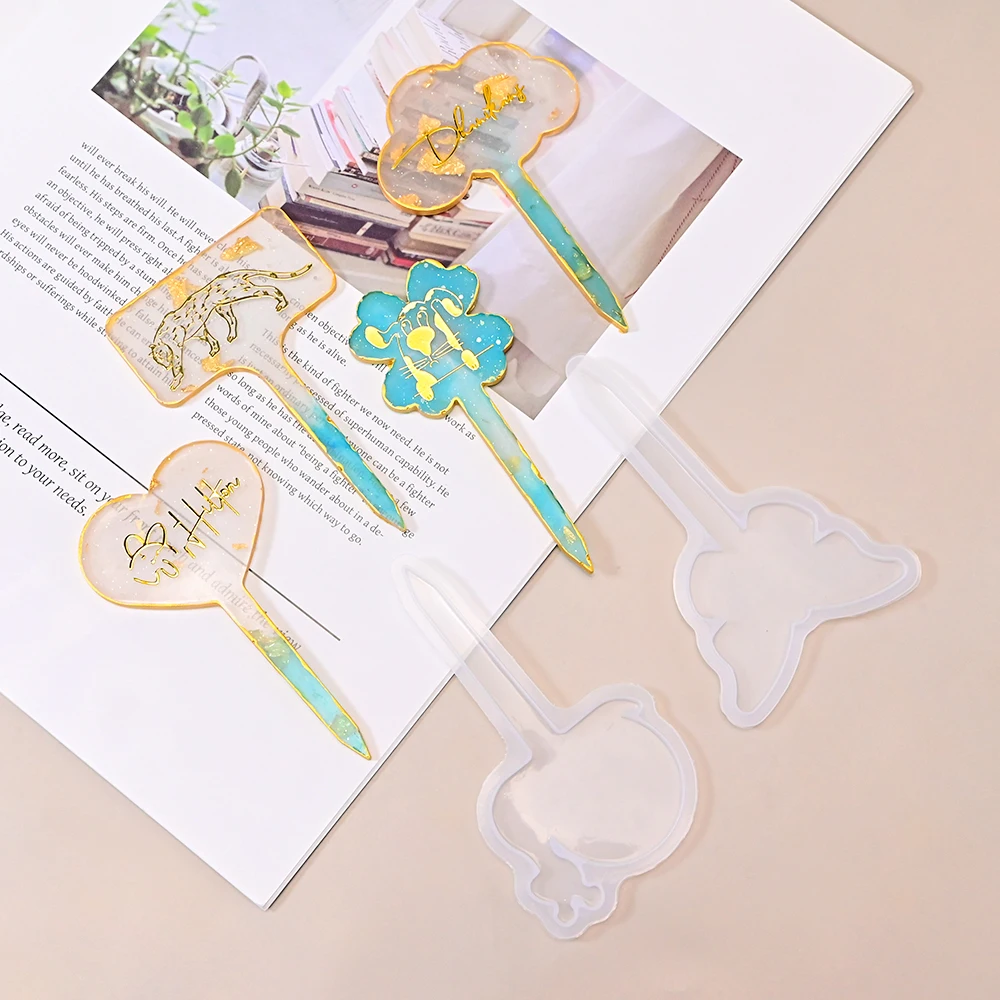 S0253 6 Styles T Shape Bookmar - Resin Casting Mold 评论和价格
