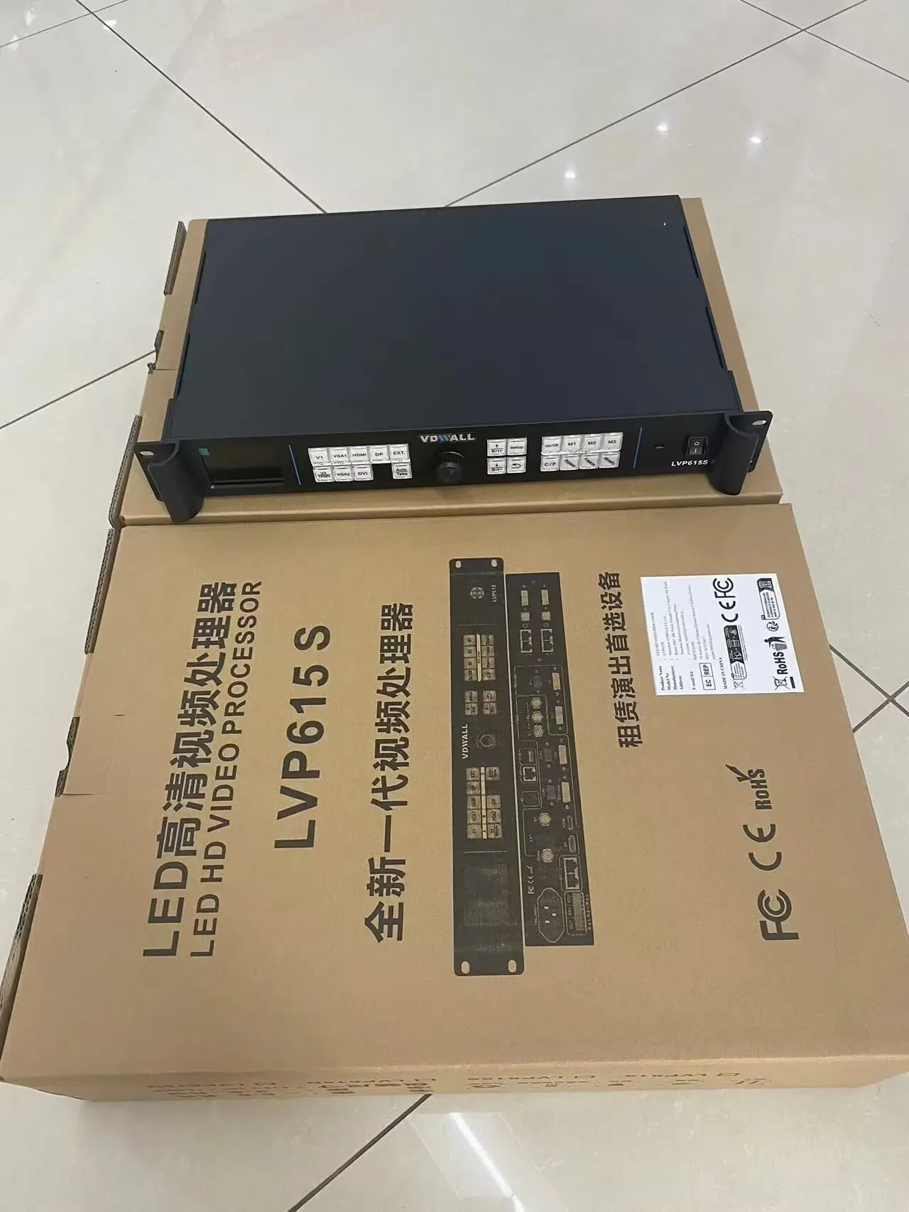 VDWALL LVP615 LVP615S/D/U LVP615N/S 2K معالج فيديو LED لعرض LED