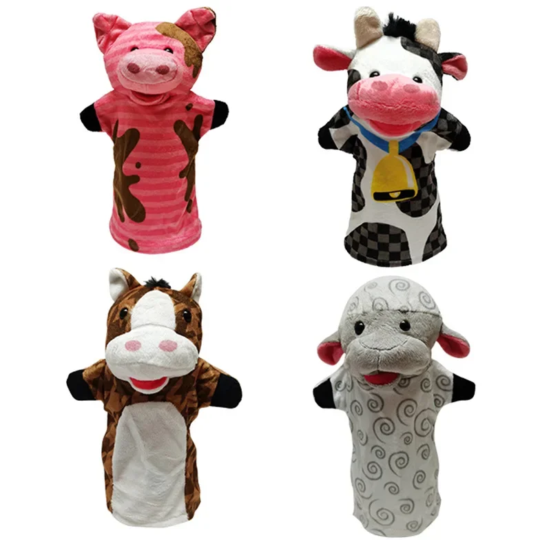 Lovely Animal Hand Puppet Story Talking Parent-child Interactive Plush Toys