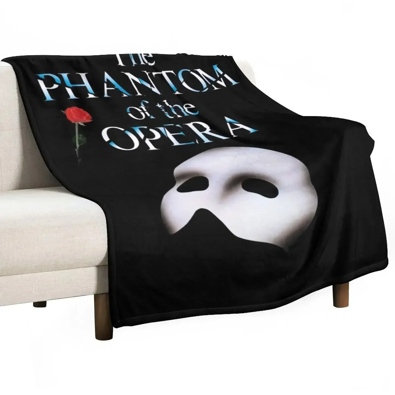 

the great phantom of opera show Throw Blanket Vintage Plush warm winter Blankets