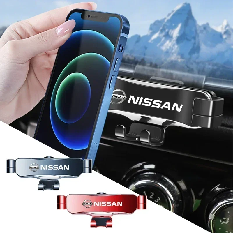 Gravity Car Phone Holder Air Vent Mount Cell Phone Holder For Nissan X-trail Qashqai Note Juke Sentra Patrol Leaf Accessories