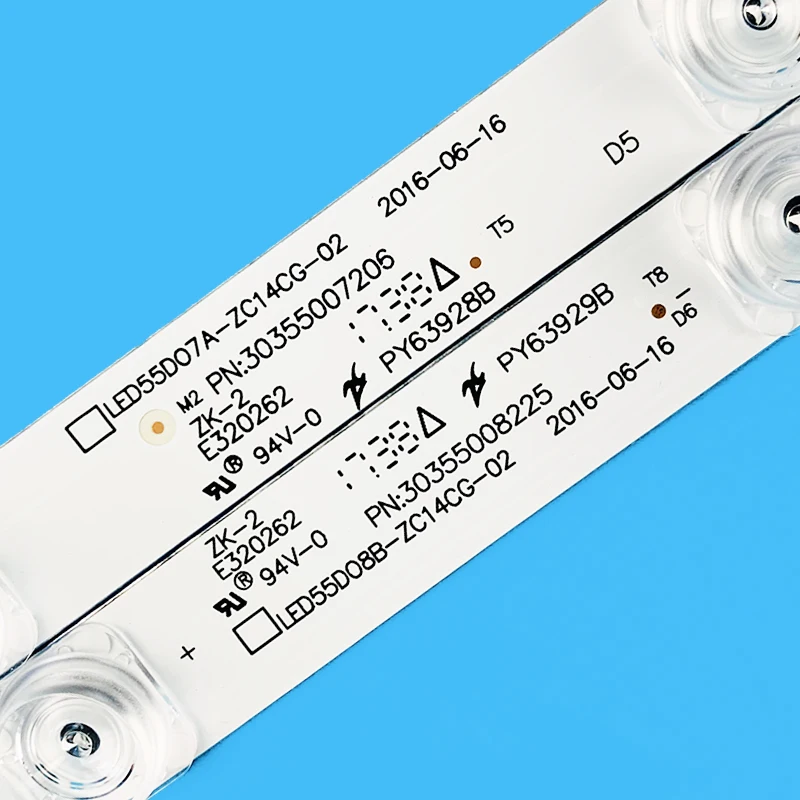 LED Backlight Strip For  MHDV5533-U4 LT-55C550 LED55D08B-ZC14CG-02 LED55D07A-ZC14CG-02 30355007206  LE55D8810   F55A7F1