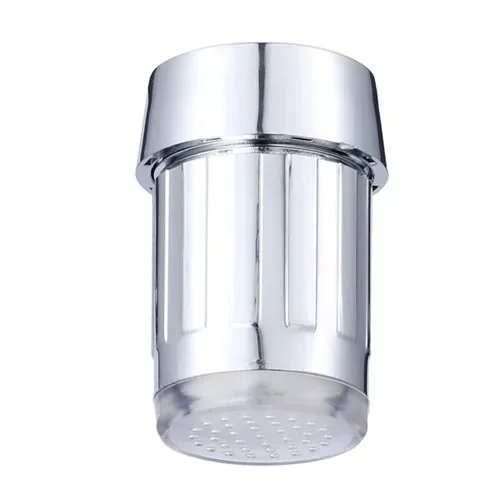 ABS Kitchen Water Faucet Tap Nozzle Temperature Sensor Control Single Color Glow Indicator Blue LED Light Change Spout Bathroom