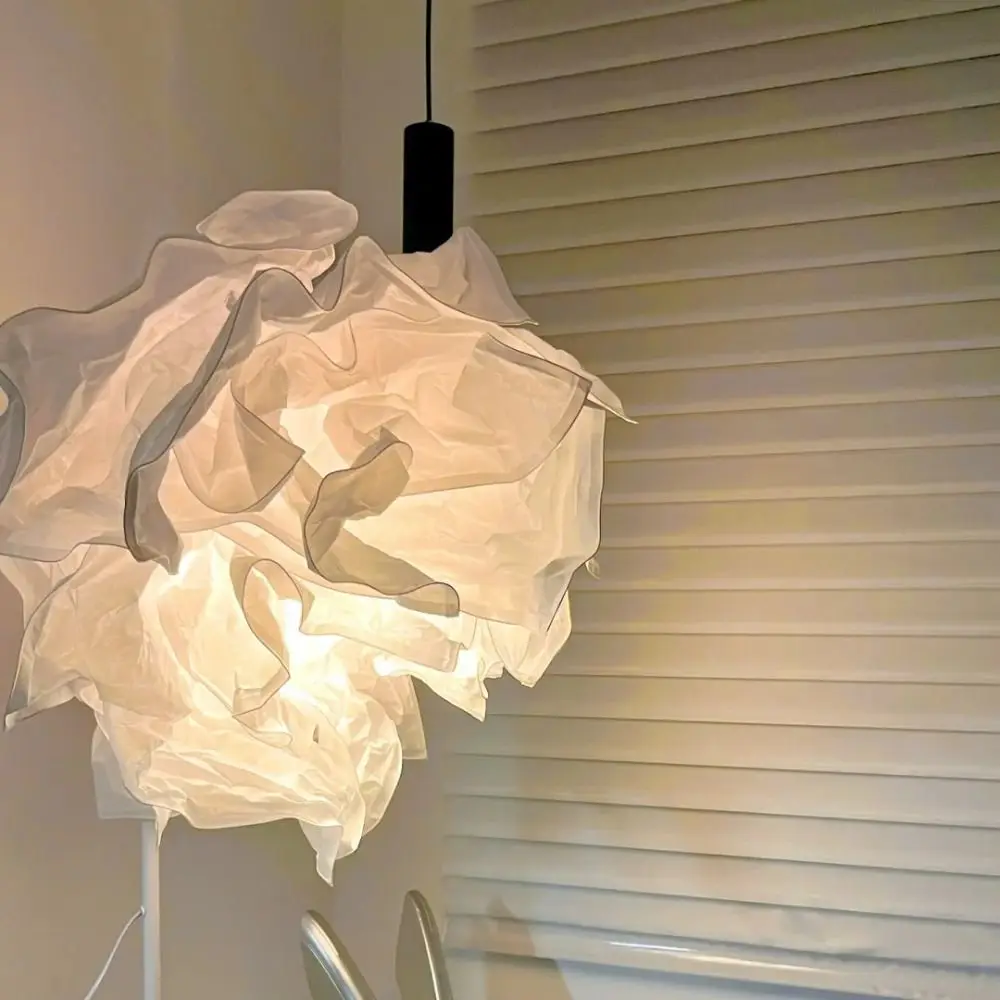 Ins Art DIY Cloud Lampshade Paper-based Natural Light Paper Lampshade Artistic Creative Design Simple Lampshade Home Decor
