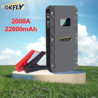 GKFLY Jump Starter Power Bank 2000A Portable Car Battery Starter For 12V Car Emergency Booster Starter Starting Device