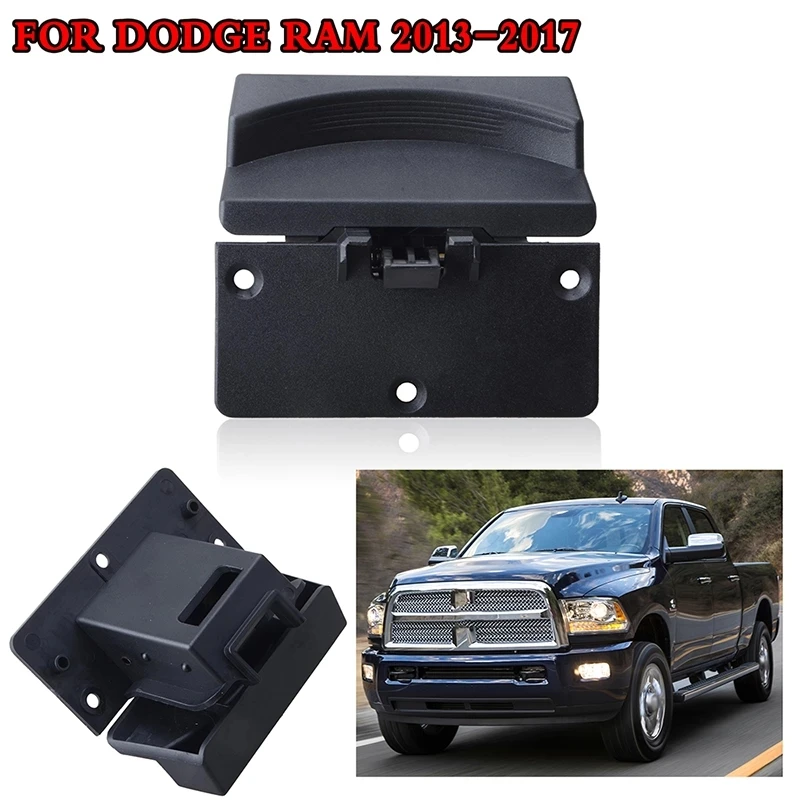 

Fit For DODGE RAM 1500 2013-2017 5RQ83TX7AC Car Center Console Armrest Lid Latch Lock Switch Cover Interior Accessories