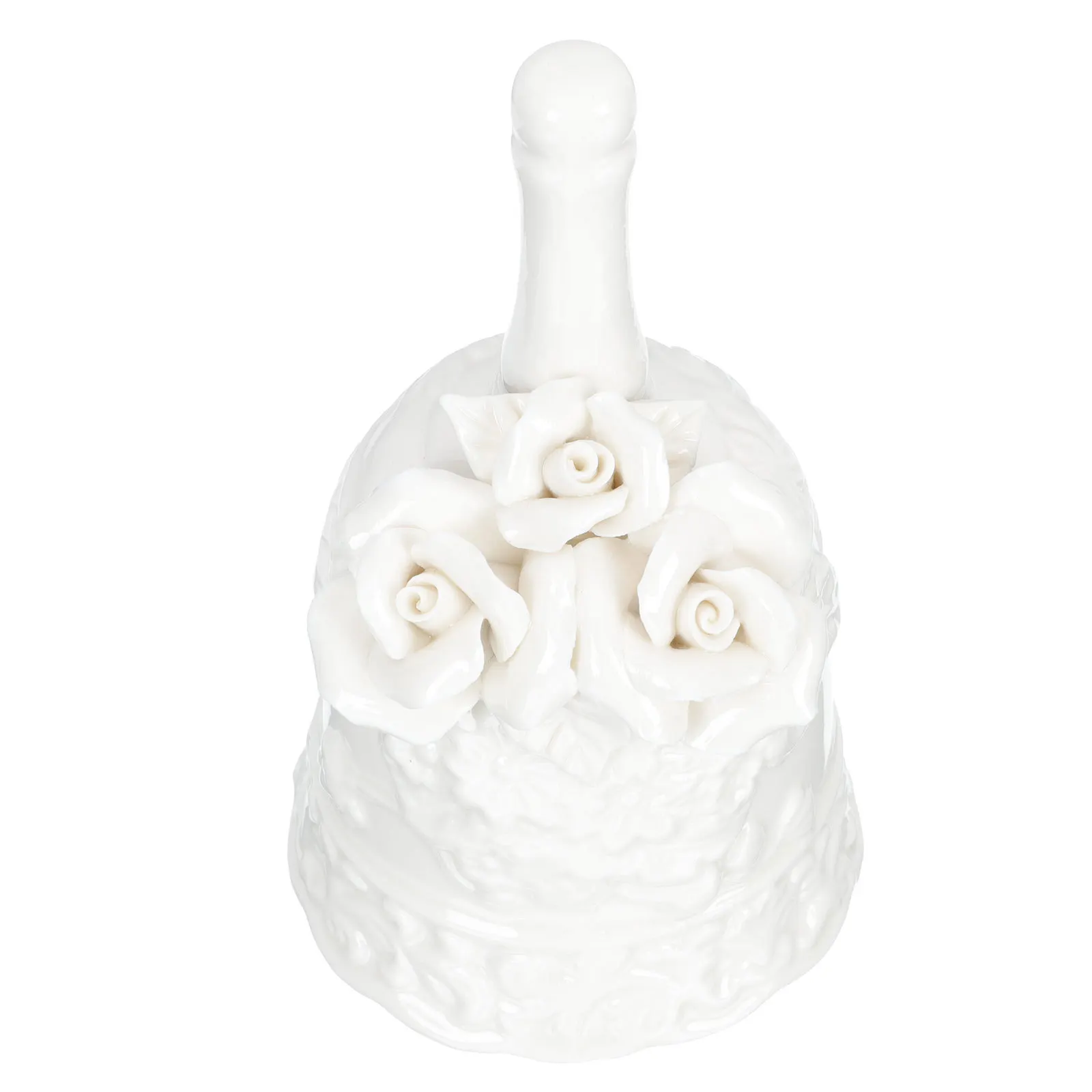 

Ceramic Hand Bell Exquisite Retro Dinner Call Bell for Restaurant Bar Customer Service Desktop Decoration