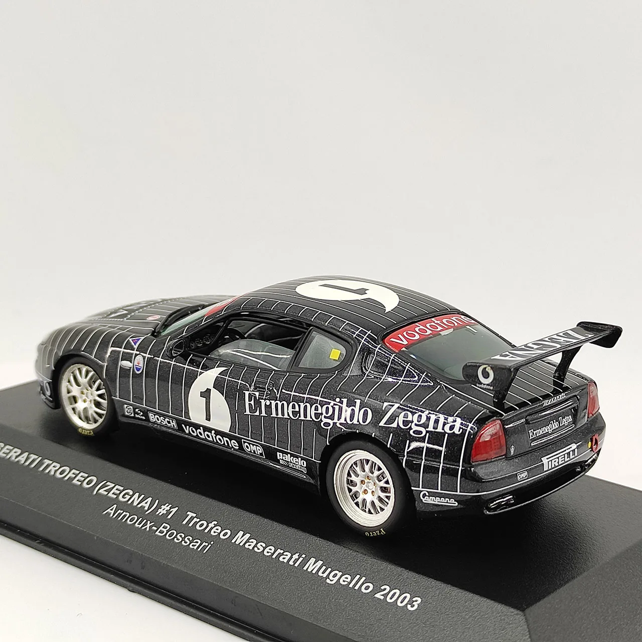 مقياس 1:43 مصنوع من خليط معدني مازيراتي تروفيو زيغنا # 1 ألعاب سيارات السباق نموذج كلاسيكي الحنين هدايا الكبار تذكارية عرض ثابت #5