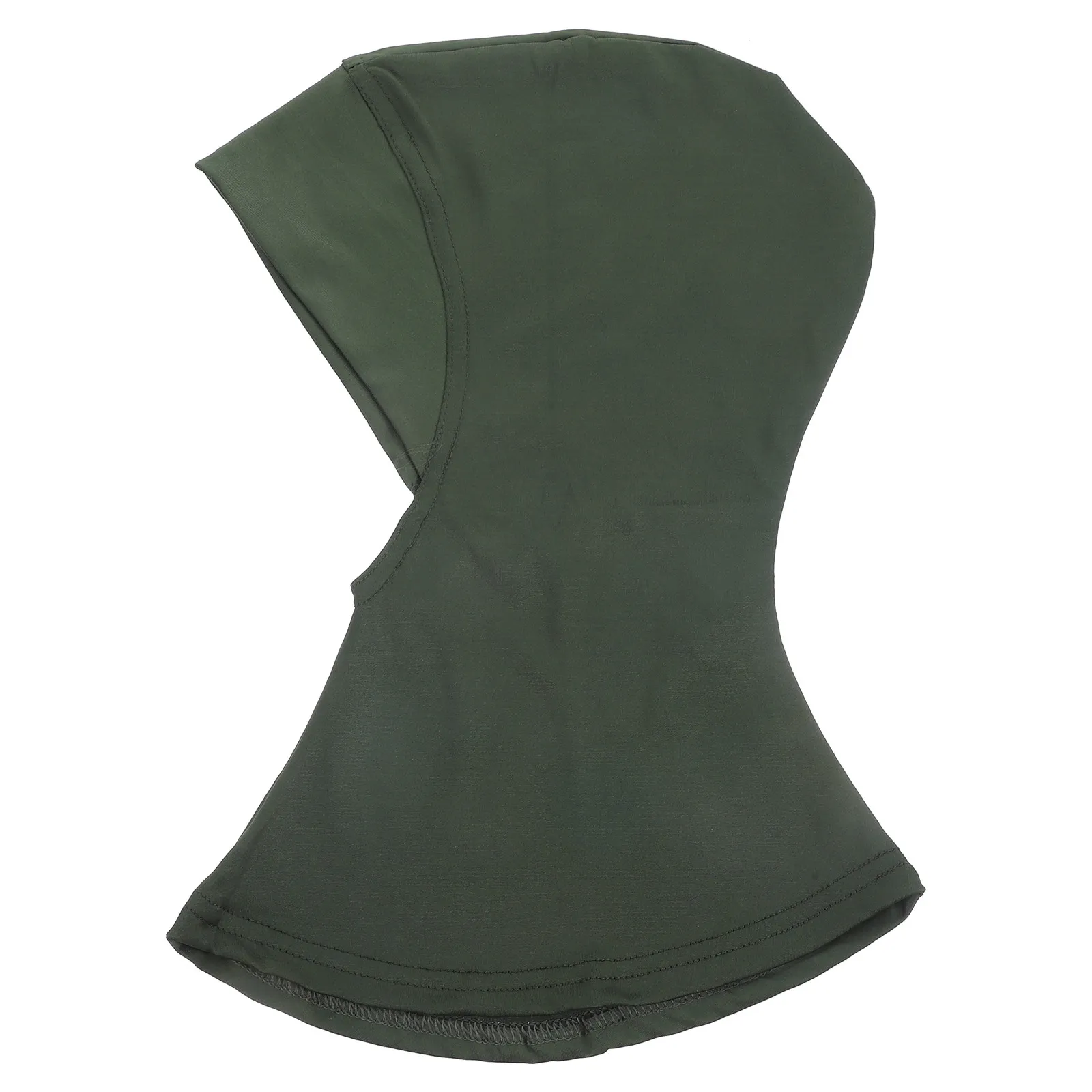 

Женский мусульманский хиджаб, полностью закрывающий голову, внутренняя шапочка, регулируемая, легкая, бесшовная, эластичная, шейный платок-боннет, 35x24 см, зеленый, исламский