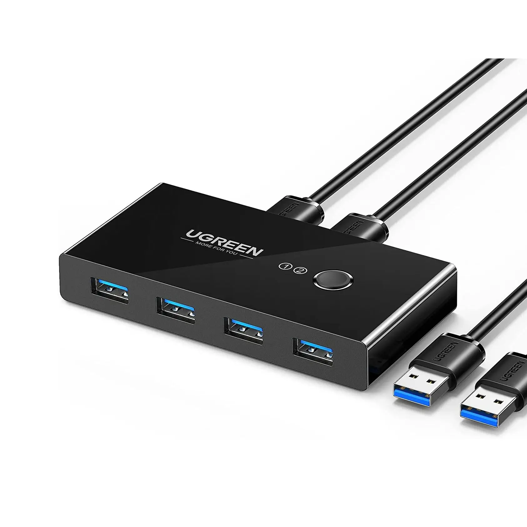 UGREEN USB 3.0 Faster Transfer Speed Switch Selector 4 Port 2 Computers Peripheral Switcher Adapter Hub ugreen USB Hub