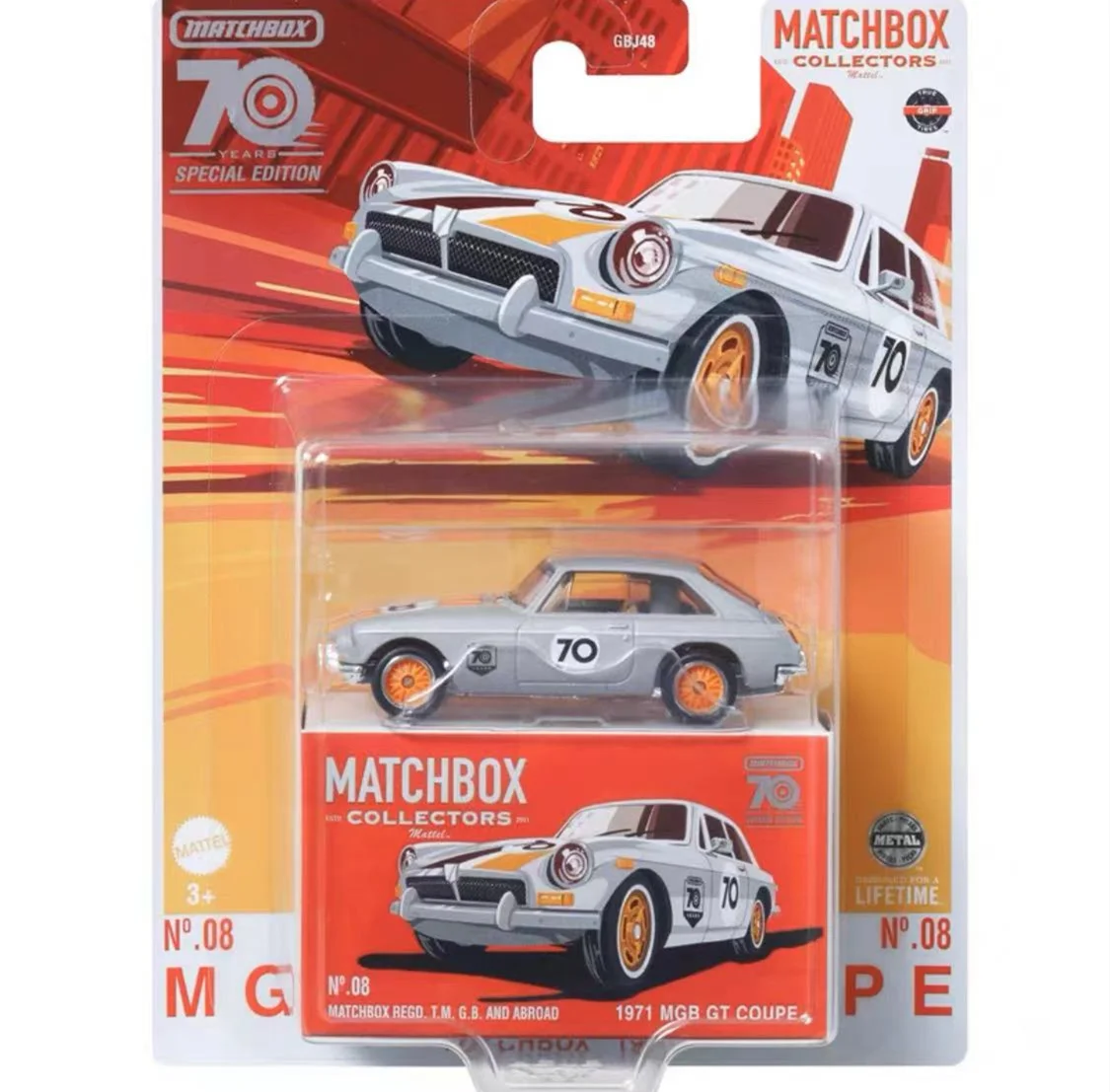 Original Matchbox Car Collectors 70 Years Special Edition Vehicles Porsche Toyota Audi Mercedes-Benz Boys Toys for Children Gift