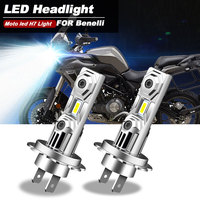 Motorcycle 60W White 12000lm H7 LED Headlight Bulbs 6500k CANbus For FOR Benelli TRK502 X TRK 502X 2021 TRK 502