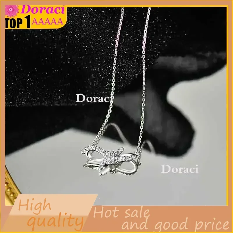 Doraci-High Quality  Lifelong Series Women's Jewelry Set, Butterfly Knot Jewelry Set, Crystal Clear, Showcasing Ele