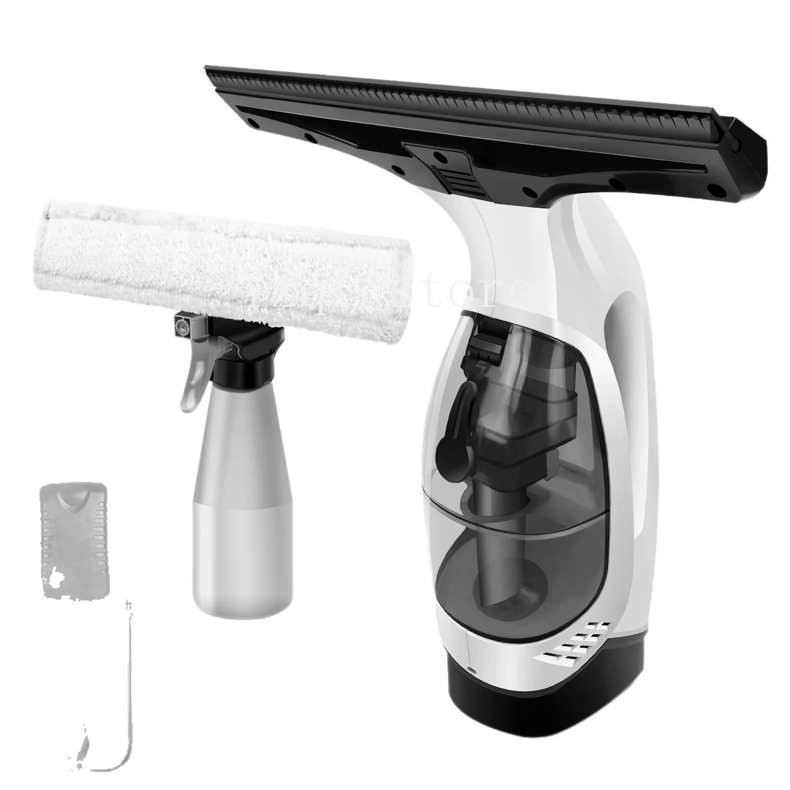 Cross-border new small electric glass cleaner, handheld window cleaner, strong water absorption, high-efficiency and portable