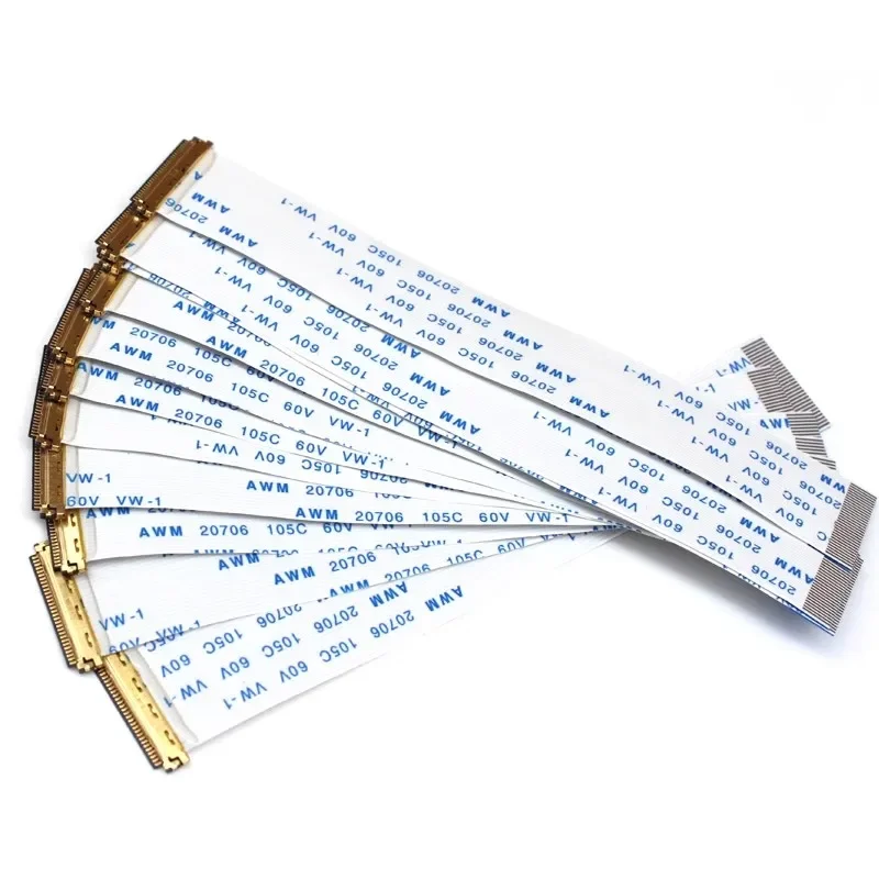 1Pcs EDP I-PEX 0.5mm Ribbon Cable AWM 20706 105C 60V VW-1 30/40Pin Display Extension Cable