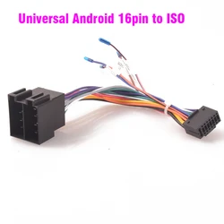 Arnés de cableado estéreo para Radio de coche, accesorio Universal ISO a Android para Mercedes benz, Opel, Fiat, Renault y Peugeot