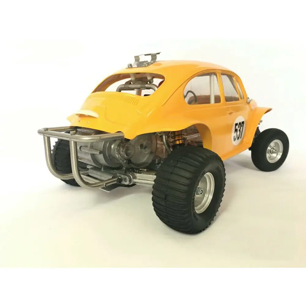 Alumínio traseiro Bumper Guard para Tamiya, Sand Scorcher, Buggy Champ, Upgrades, 1:10