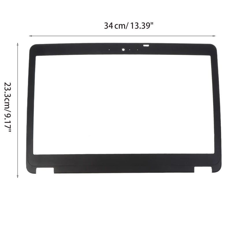 tela frontal do portátil lcd moldura capa protetora substituição para delllatitude e6440 portátil com furo da