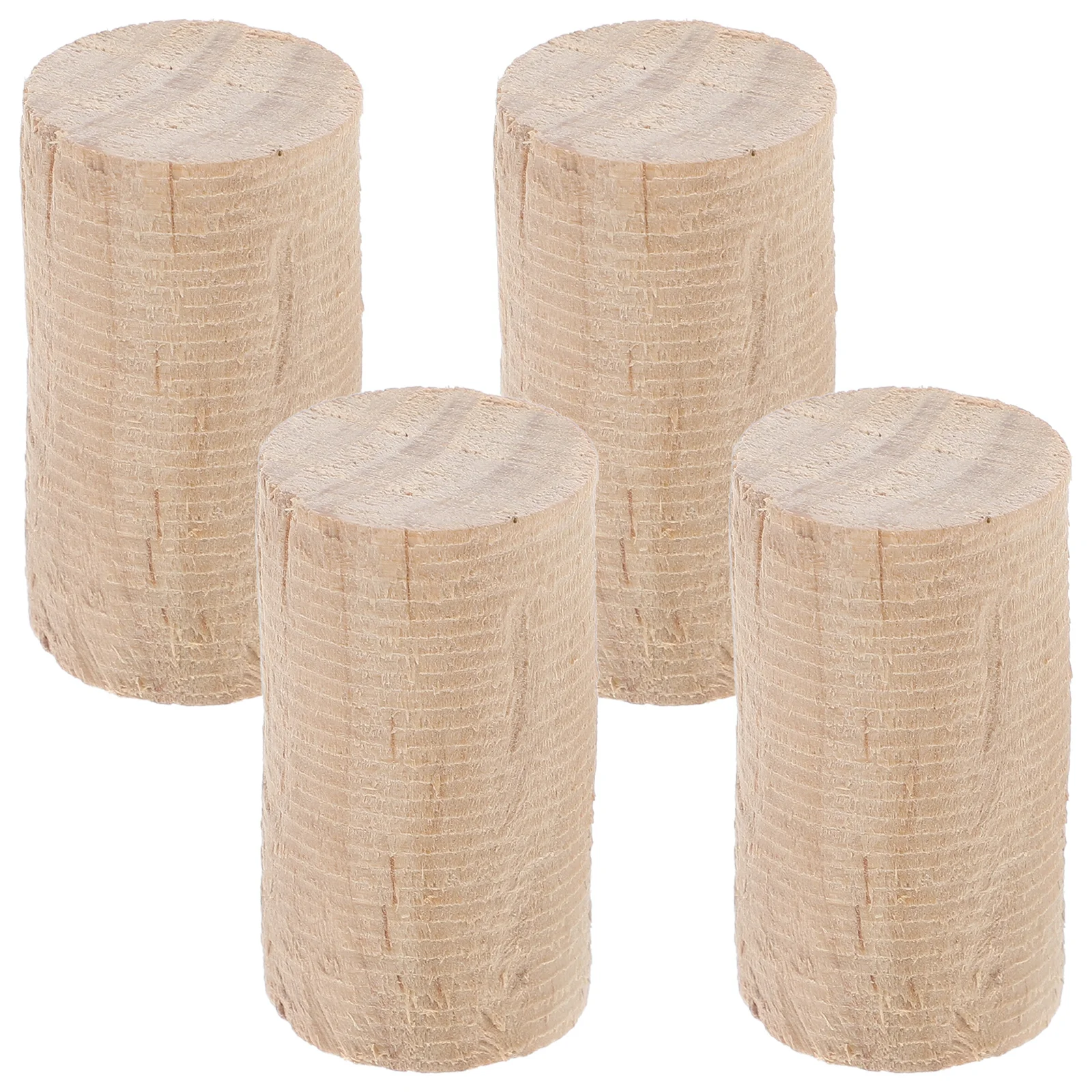 4Pcs Wooden Furniture Risers Easy Install Sofa Bed Table Height Boost Stable Support Aesthetic Design Home Decor