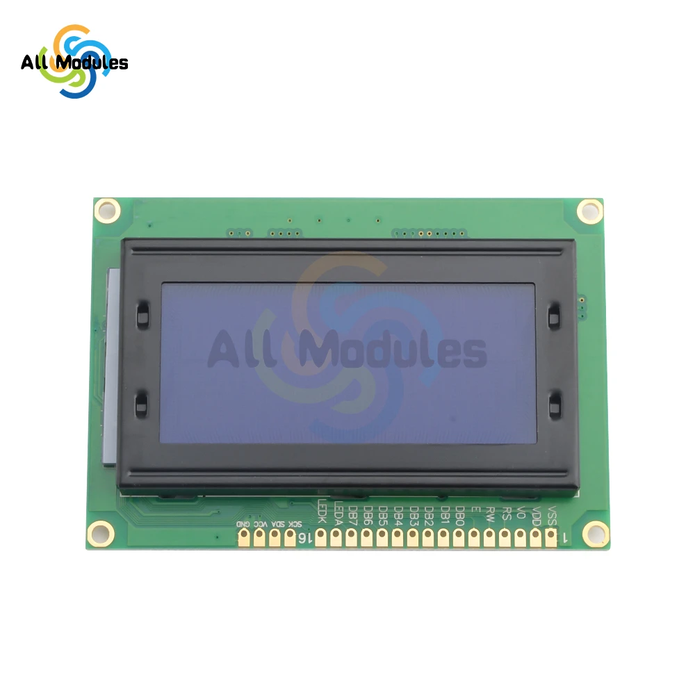 LCD1604 1604 LCD Module LCM Blue / Yellow Green Screen 16X4 Character LCD Display PCF8574 PCF8574T IIC I2C Interface 5V