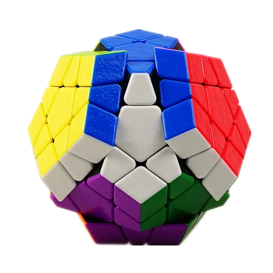 Shengshou-Stickerless Magic Cube Puzzle Brinquedos, 3 Camadas de Velocidade, Gem Magic, fosco, profissional, 3x3