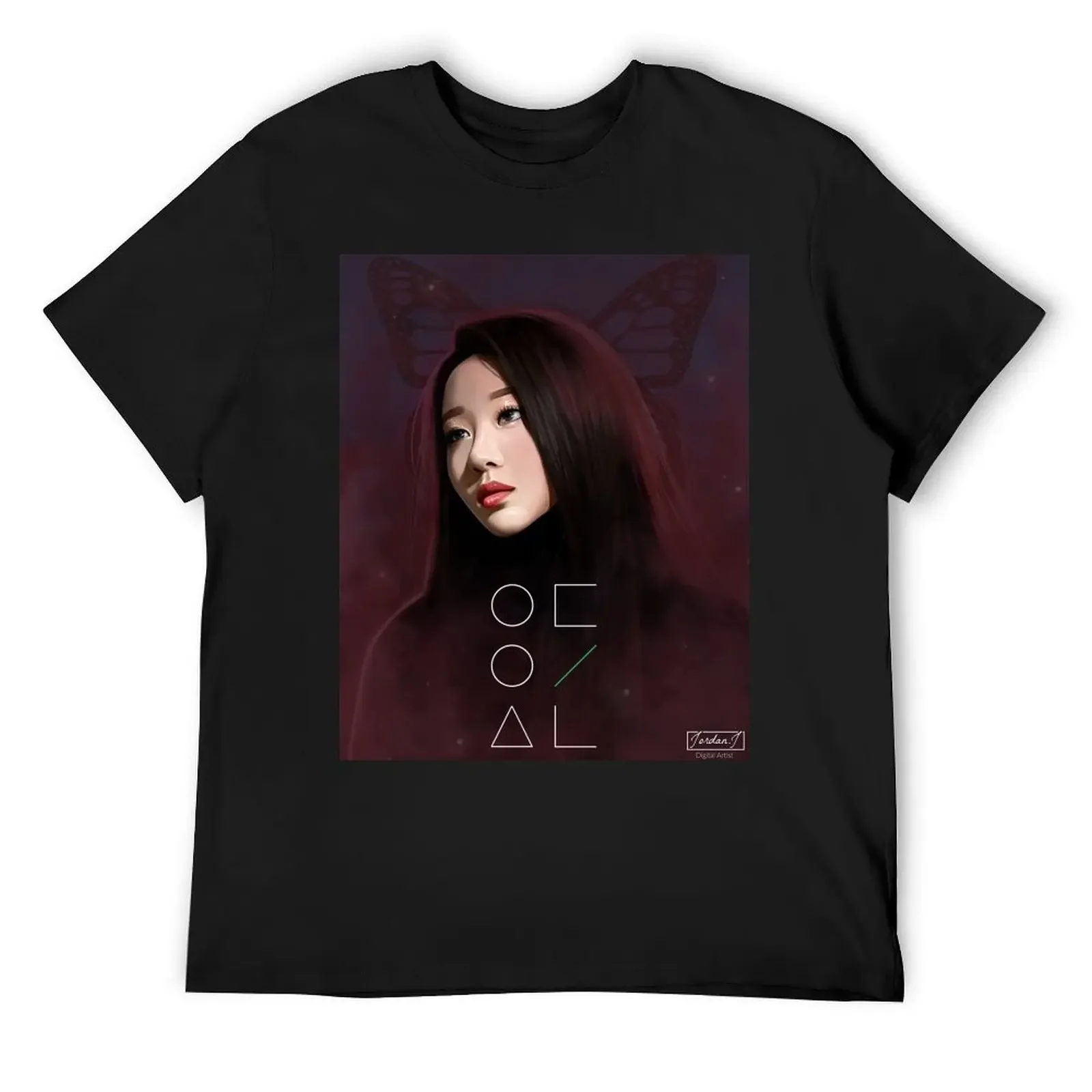 LOONA ??? ?? YVES Fanart - BUTTERFLY T-Shirt shirts graphic sublime tops mens designer clothes