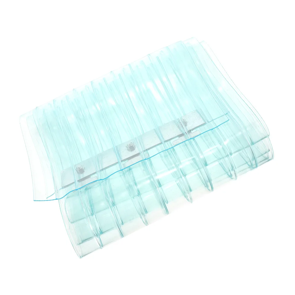 

PVC Strip Door Curtain Transparent Windproof Barrier for Commercial Walk-in Refrigerator Freezer Warehouse Door Curtain