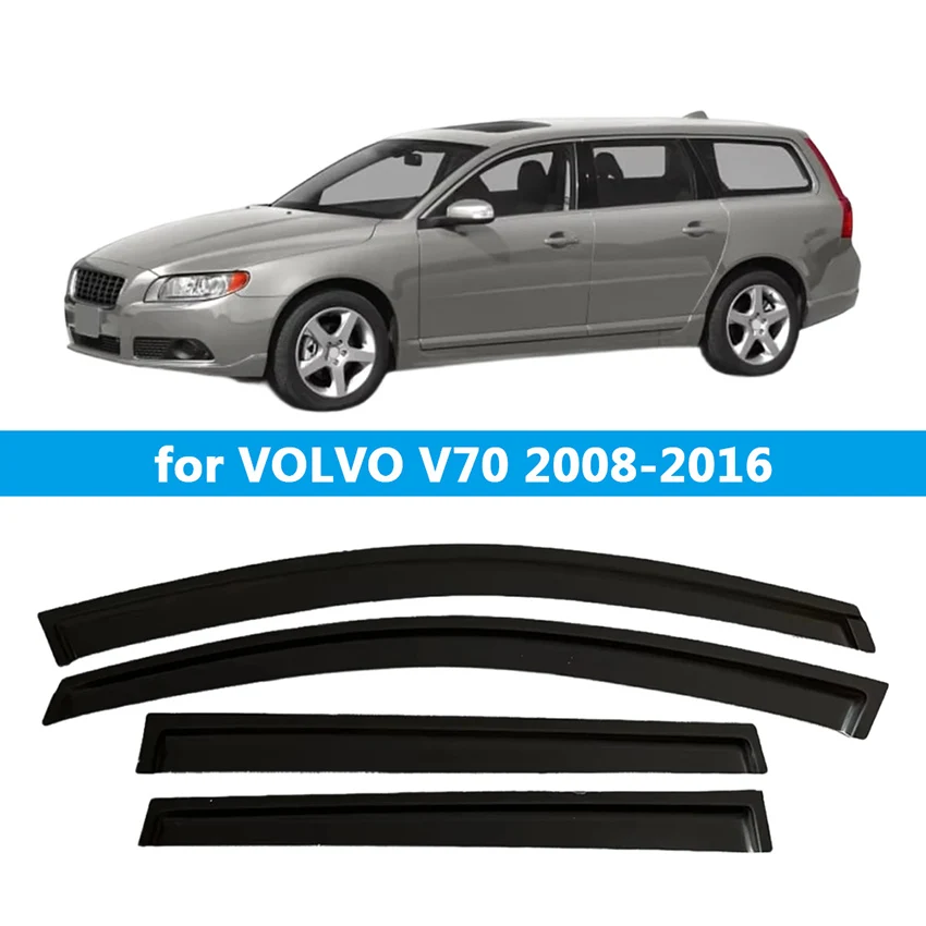 

Дефлекторы окон (ветровики) для VOLVO V70 2008-2016